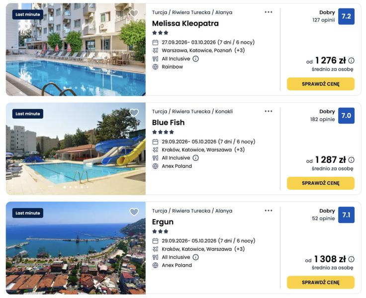 All inclusive z Krakowa