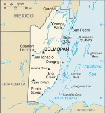 Granice Belize