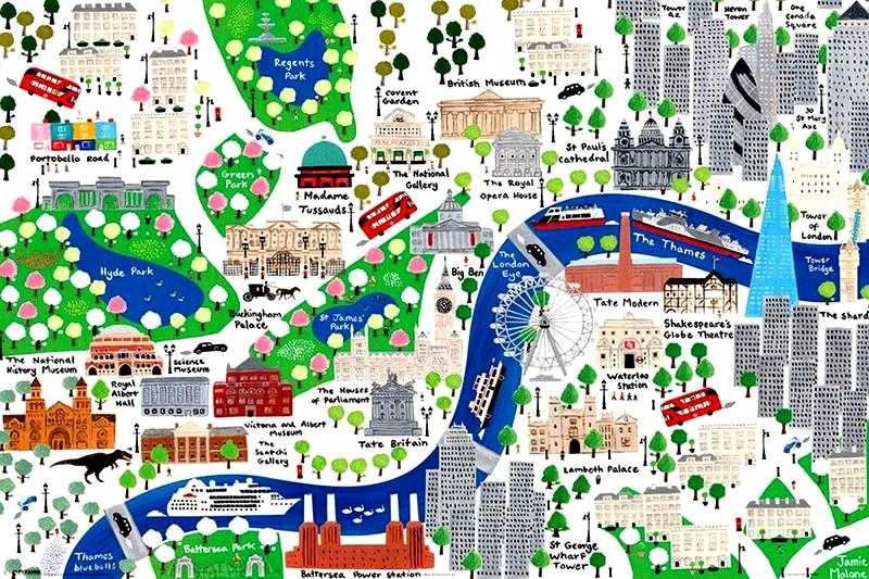 Londyn mapa