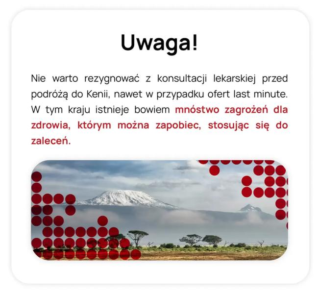 Szczepienia do Afryki Wschodniej