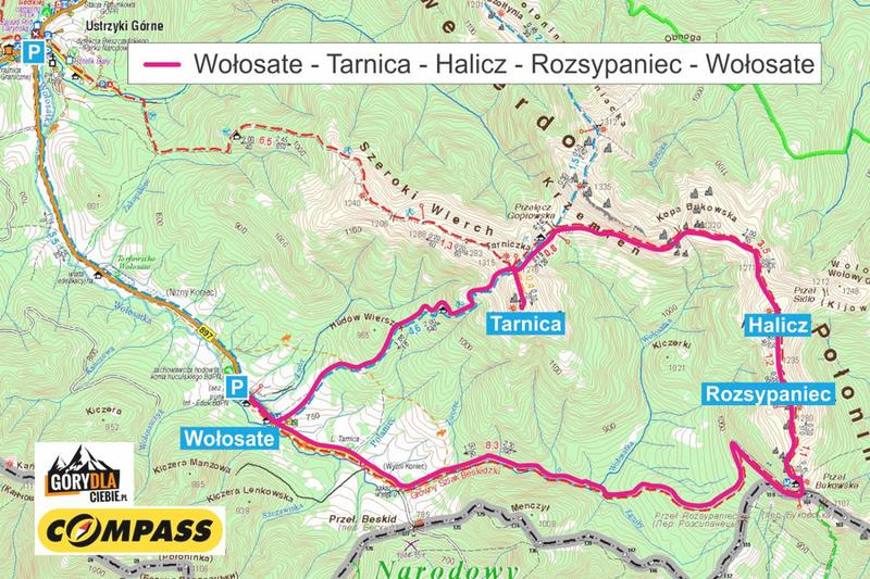 Tarnica szlaki turystyczne